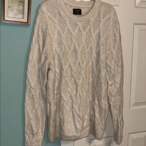 Abercrombie & Fitch Beige Knit Sweater